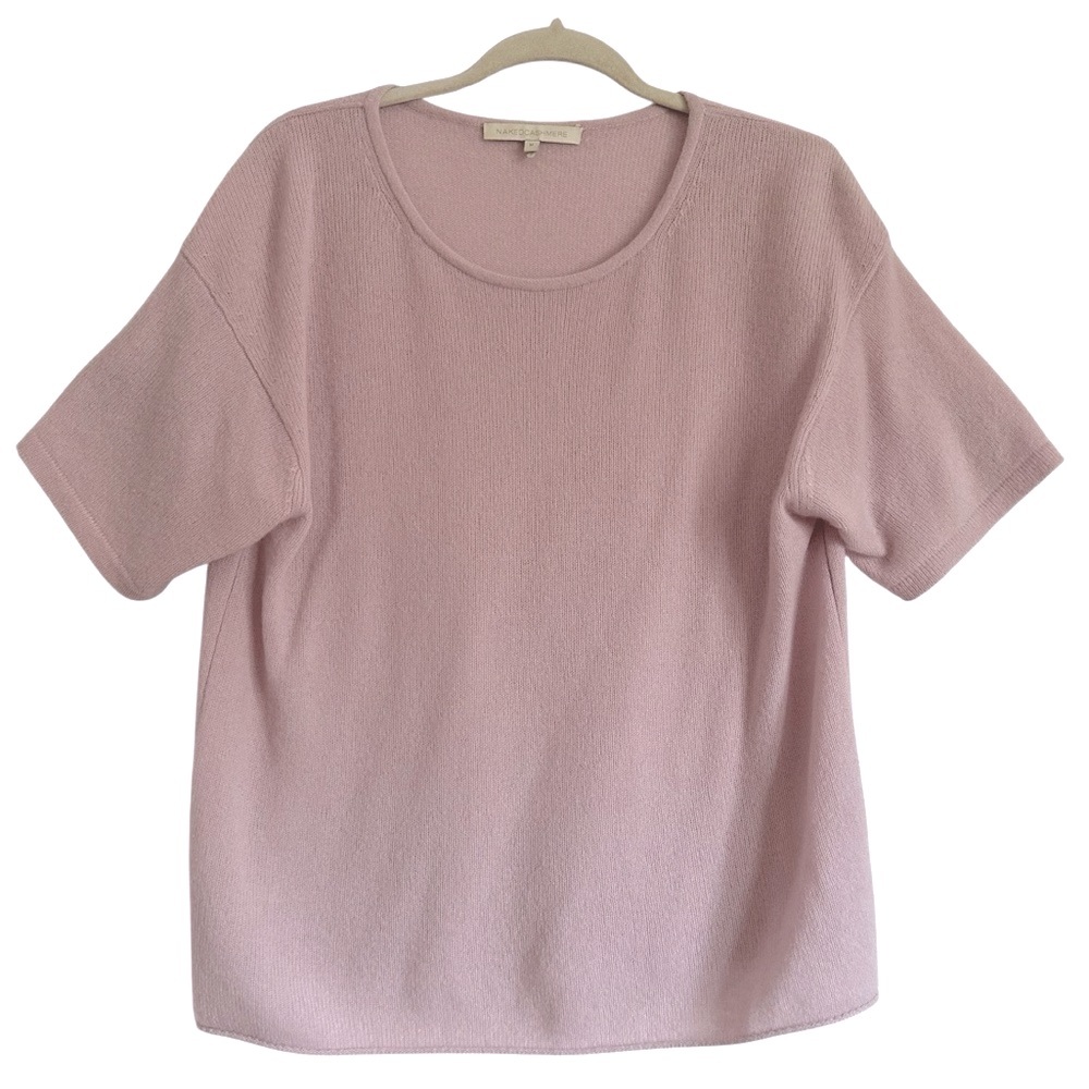 NakedCashmere Pink Crew Neck Sweater